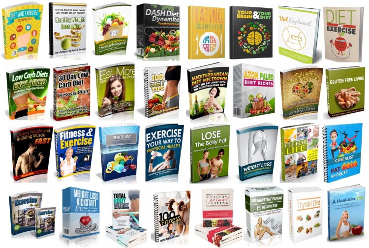 100 Fitness  Health Ebooks With Resell Rights